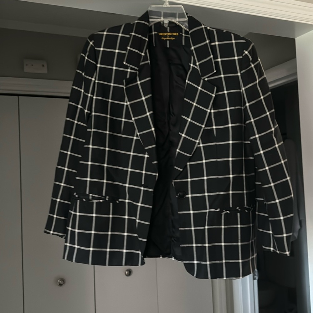 Patterned blazer